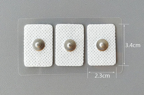 cojines del electrodo del poliuretano 3.9m m los 2.3cm*3.4cm ECG